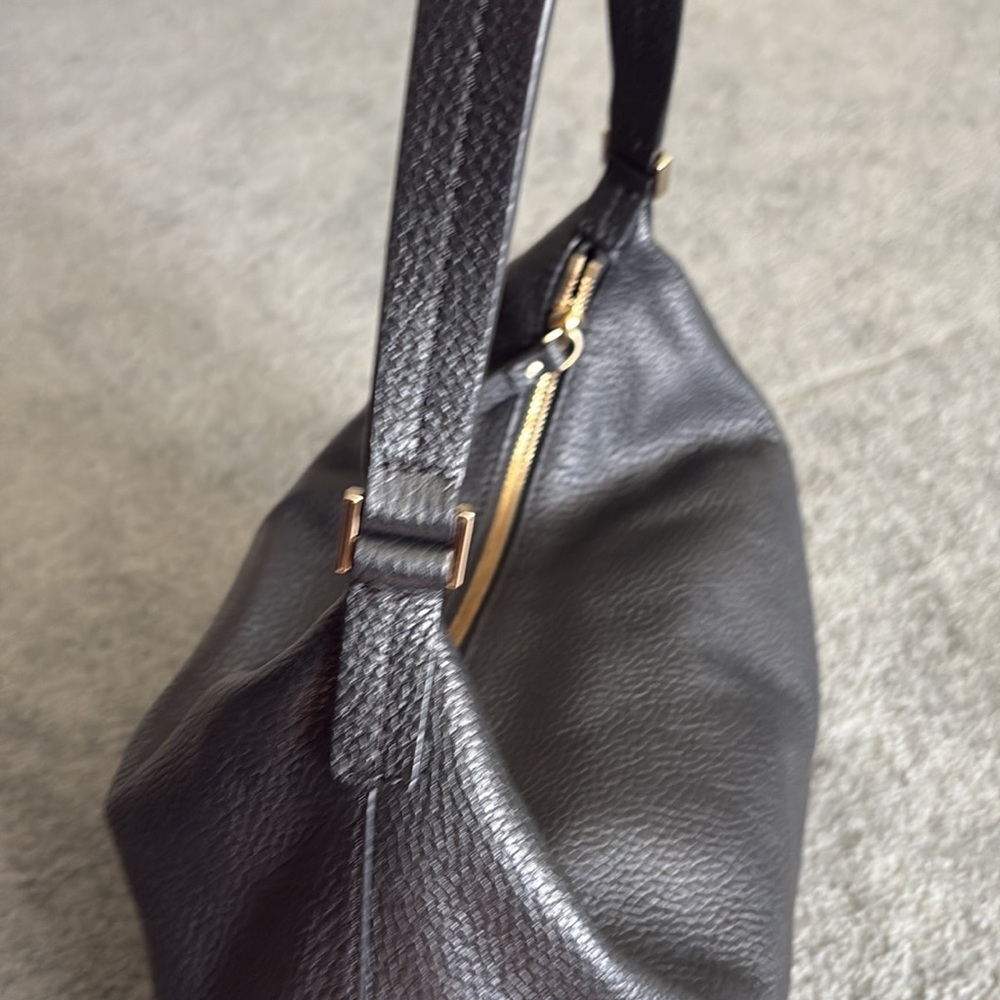 Kate Spade Black Pebbled Leather Hobo Bag - Picture 3 of 8